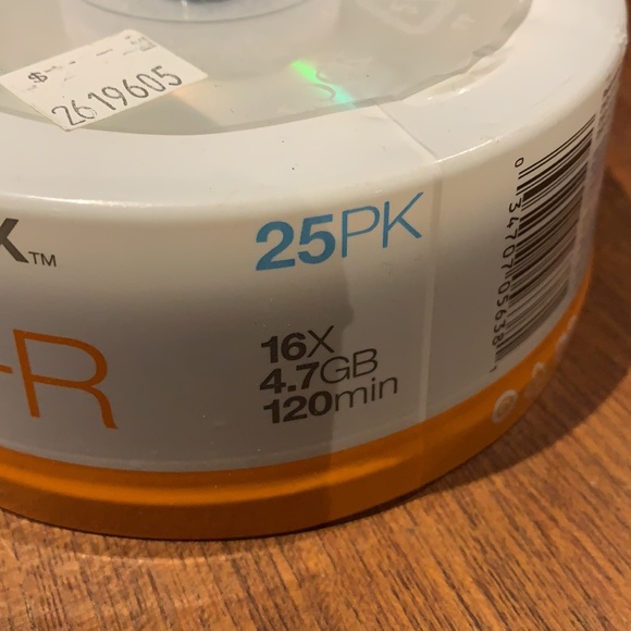 Sealed memorex DVD-R 25pack - Picture 2 of 2